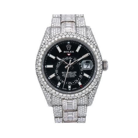 rolex uhr sky dweller|rolex sky dweller diamond bezel.